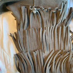 Fringe boots( size 11 but fit like a 10)